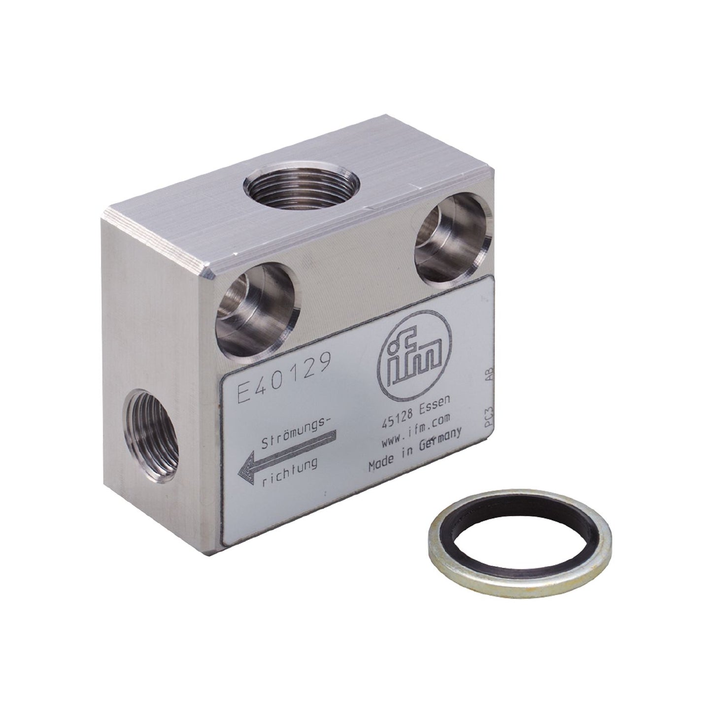 IFM E40129 - Process adapter for small volumetric flow quantities FLOW ADAPT SI
