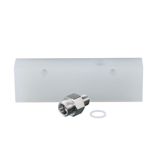 IFM E40460 - Process adapter for small volumetric flow quantities ADAPTBLOCK D10 G1/4 PP