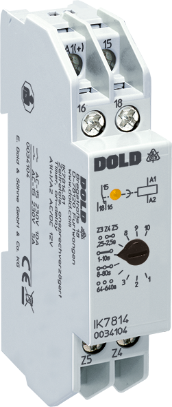 Dold IK7814.81 AC/DC12V 0,25-640S, Timer, On-delay, sku: 0034104