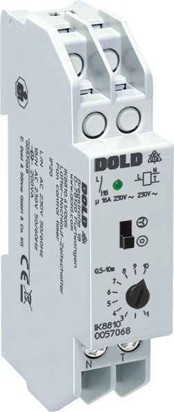 Dold IK8810.41/005 AC230V 0,5-10M, Fan control timer, sku: 0057068