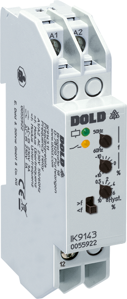 Dold IK9143.11 AC50/60HZ +/-10% 400V, Frequency Relay, sku: 0055970