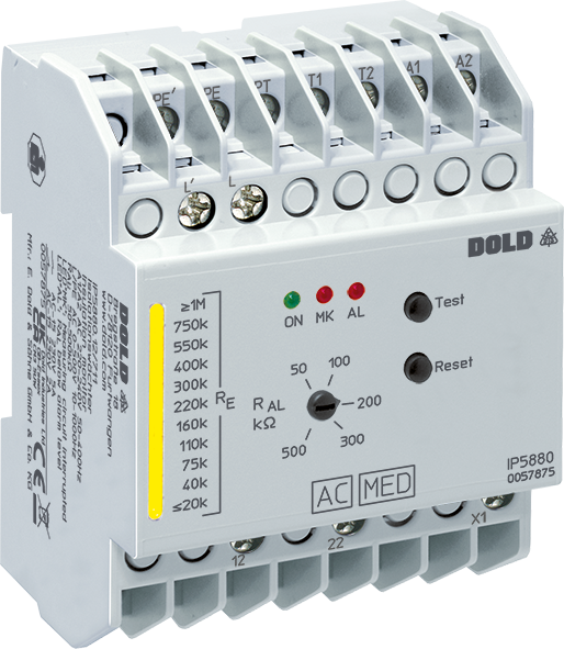 Dold IP5880.12/711 AC50-400HZ 220-240V, Insulation monitor, sku: 0057875