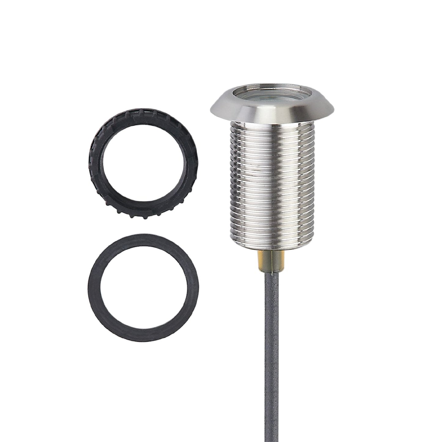 IFM KT6300 - Illuminated capacitive touch sensor KTMEF-EMMFFKG/2m/IO