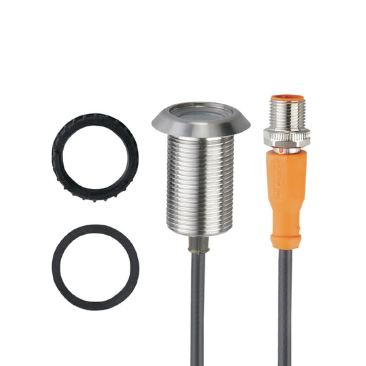 IFM KT6301 - Illuminated capacitive touch sensor KTMEF-EMMFFKG/US/IO