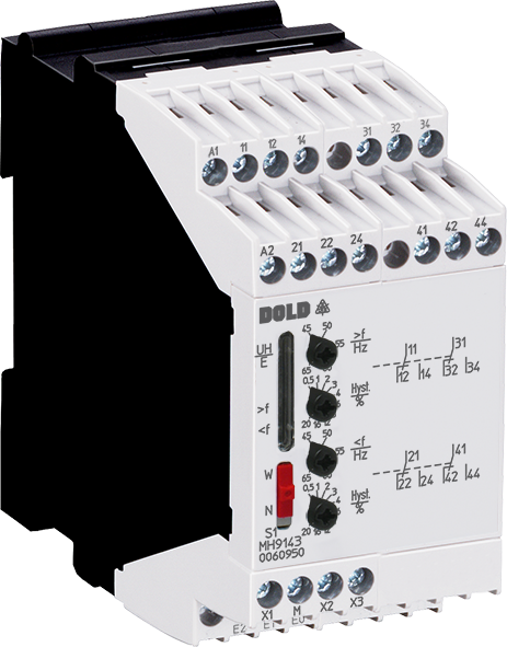 Dold MH9143.39 +/-5Hz UH AC/DC110-230V, Mains Frequency Monitor, sku: 0064932