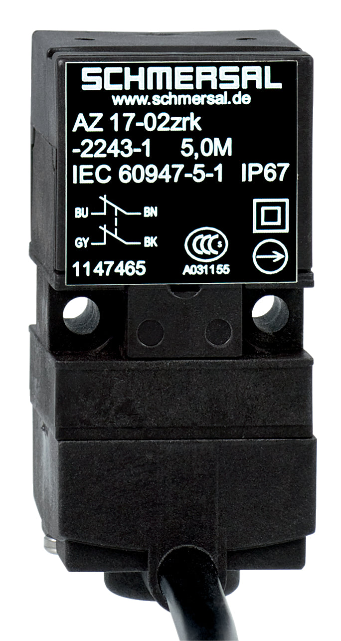 Schmersal AZ 17-02ZRK-2243-1 5,0M Sicherheitsschalter mit separatem Betätiger