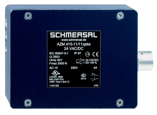 Schmersal AZM 415-11/11ZPKE 110VAC Sicherheitszuhaltungen, sku: 101167191