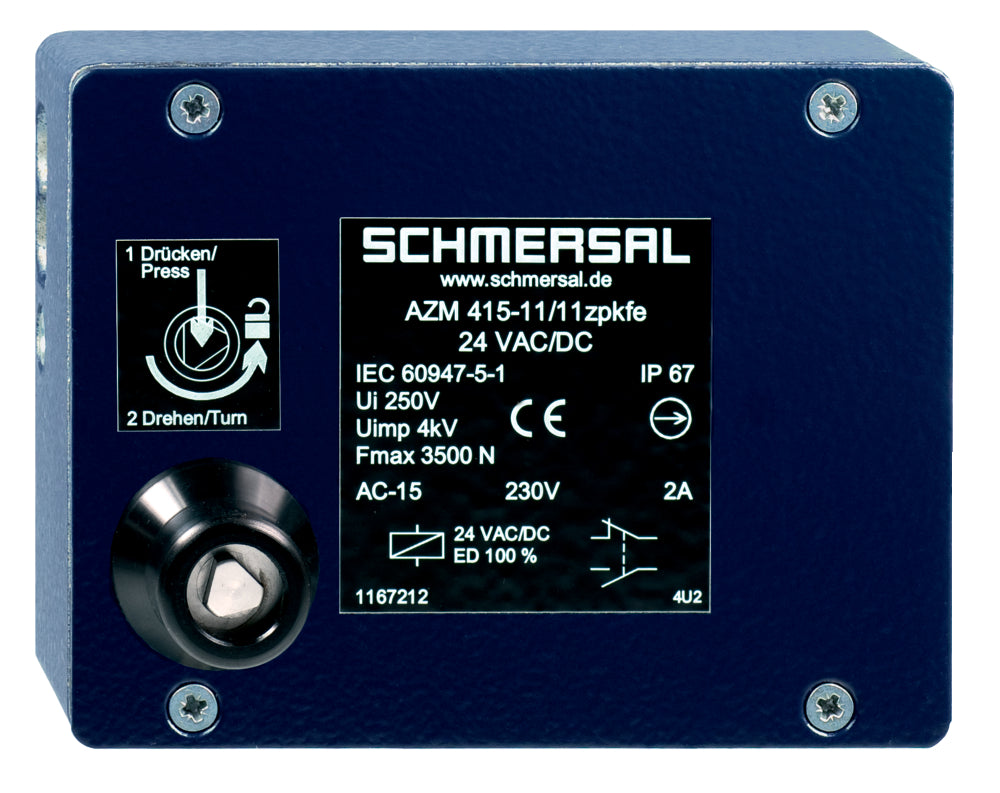 Schmersal AZM 415-02/11ZPKFE 230VAC Sicherheitszuhaltungen, sku: 101186850