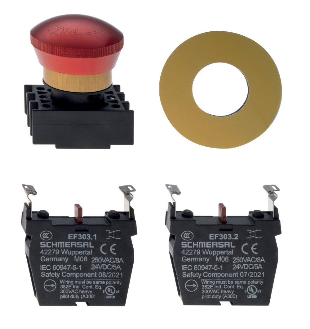 Schmersal EDRR40RT/2x303/GB NOT-HALT-Taster, sku: 103008214