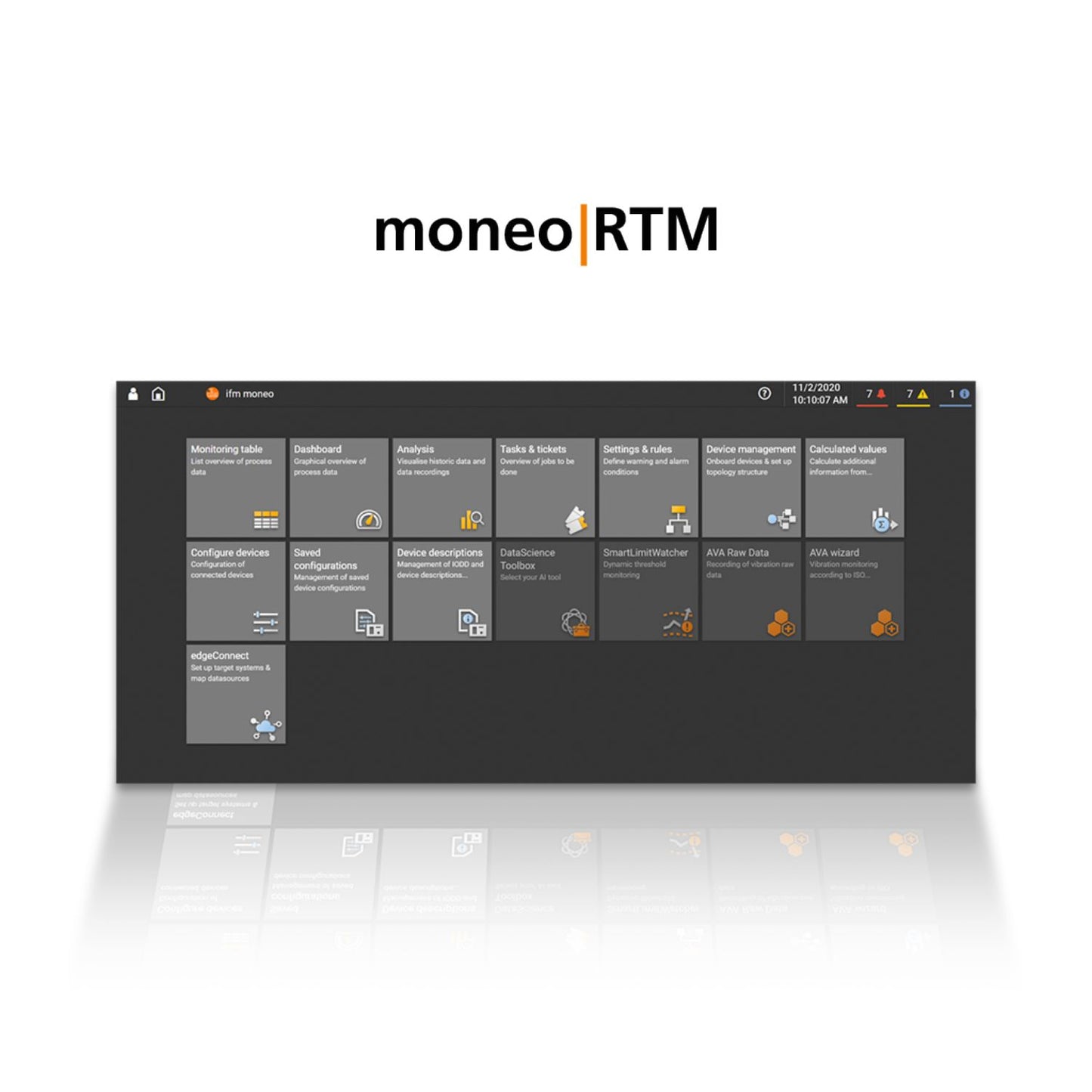 IFM QM9120 - on-premises licence to activate the condition monitoring software after the trial version moneo trial to full License