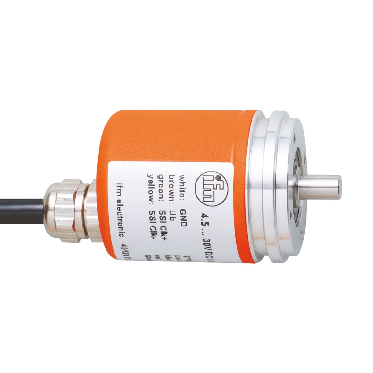 IFM RM8001 - Absolute multiturn encoder with solid shaft RMS4096-S24/L2A