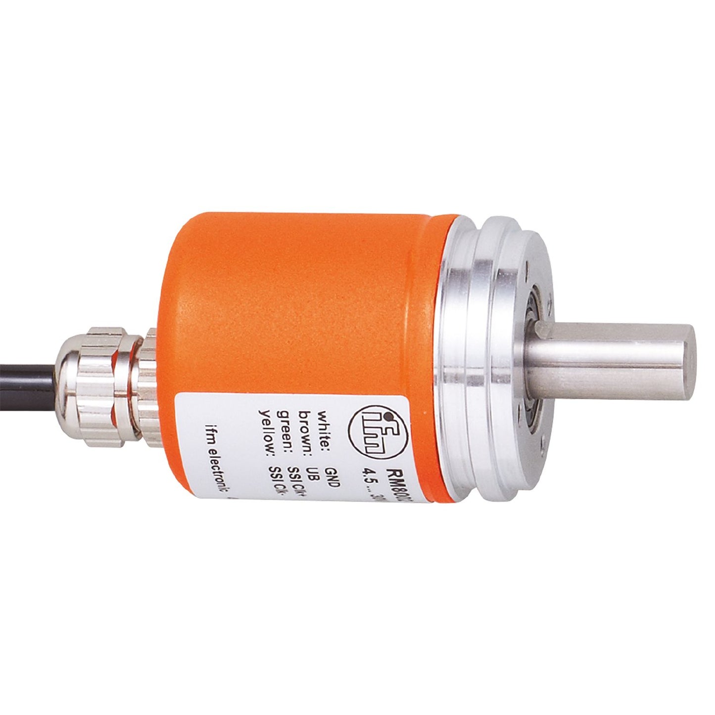 IFM RM8002 - Absolute multiturn encoder with solid shaft RMS4096-S24/L21