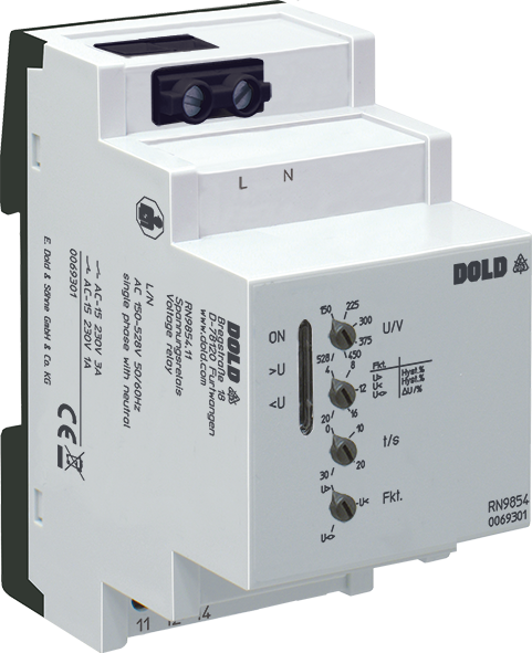 Dold RN9854.11 AC150-528V 4-20% 0-30S, Voltage Relay, sku: 0069301