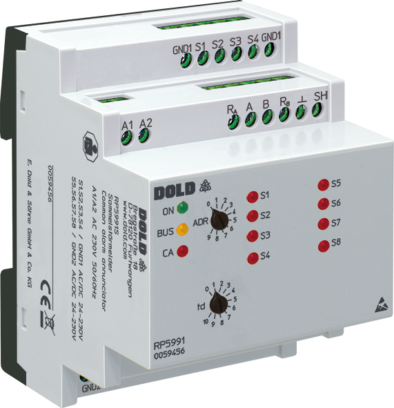 Dold RP5991S AC230V, Common Alarm Annunciator, sku: 0059456