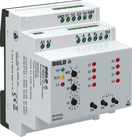 Dold RP5994S DC24V BASISMODUL, New- / First- / Common Signal Annunciator, sku: 0060027