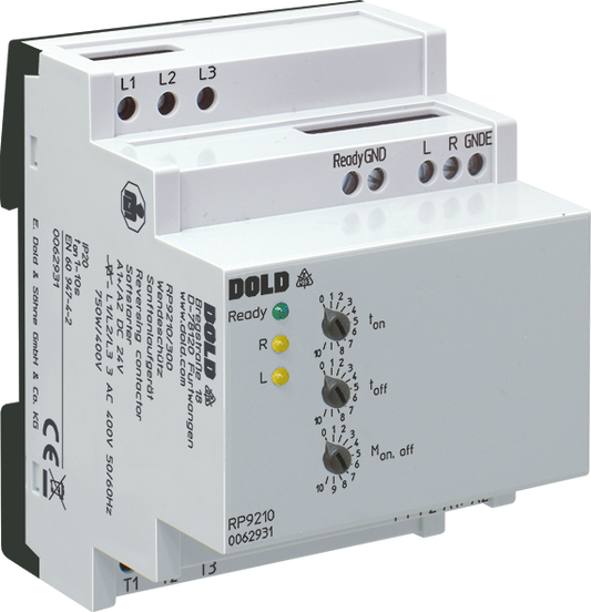 Dold RP9210/300 3AC400V50/60HZ 1-10S, Softstart / Softstop with reverse function, sku: 0062931