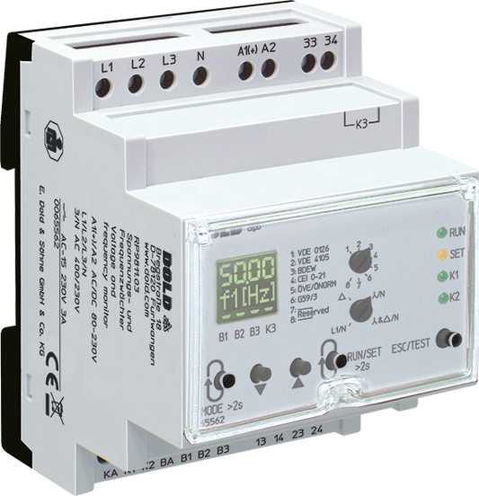 Dold RP9811.03 3/N AC400/230V, Voltage and frequency monitor, sku: 0065562