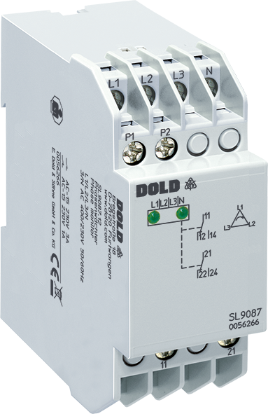 Dold SL9087.12 3AC50/60HZ 400/230V, Phase monitor, sku: 0056266