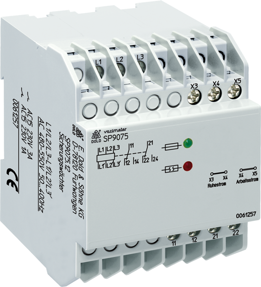 Dold SP9075.12/010 AC50...400HZ 600-690V, Fuse Monitor, sku: 0061134