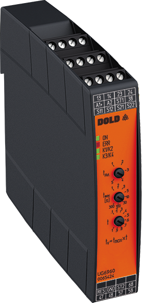 Dold UG6960.04PS/100/61 DC24V 300S, Multifunctional safety timer with instantaneous contacts, sku: 0065424