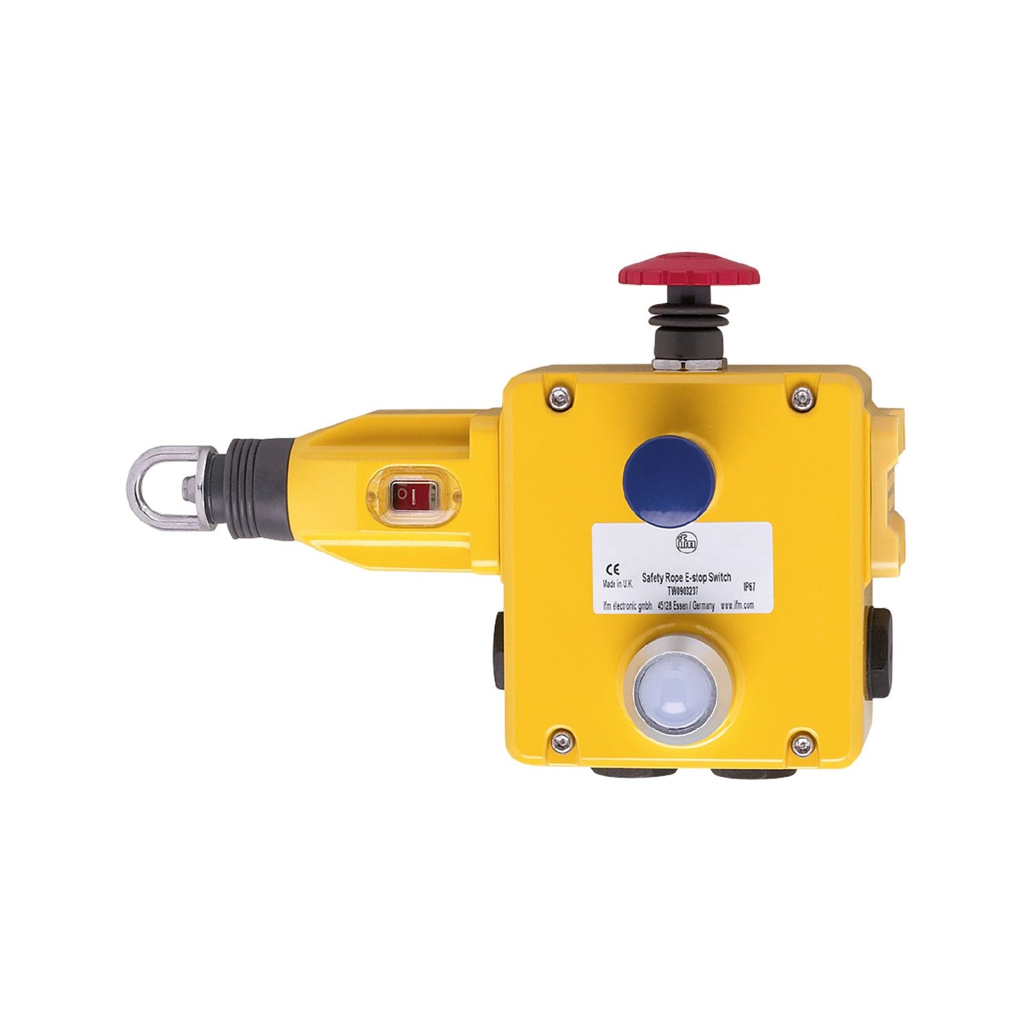 IFM ZB0053 - Safety rope emergency stop switch Rope Switch RH LED 24V DC