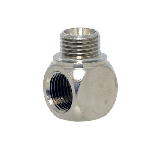 END Armaturen A280505, T-Einschraubverteiler M5 Ms-vernickelt