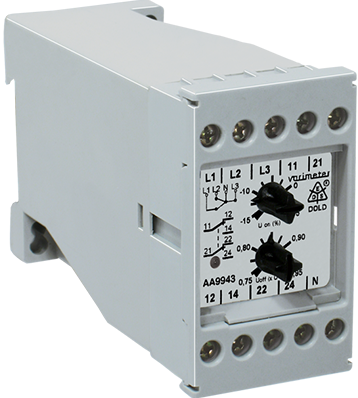 Dold AA9943.11 3AC50-400HZ 240/415V, Monitoring relay, 3-phase undervoltage, sku: 0005678