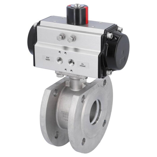 END Armaturen MK311708-OD620852, Kugelhahn-MK, DN65, mit Antrieb-OD, DW85 Edelst. 1.4408/PTFE-FKM-Grafit, doppeltwirkend