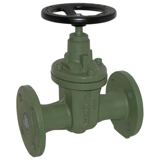 END Armaturen CA501506, Keil-Ovalschieber DN40, PN16, GG-25, DIN3352/2G, Niro, Innenspindel