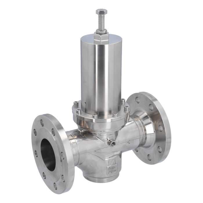 END Armaturen DK330408008/A, Kolbendruckmin., DN65, Edel./FKM, FL, Tmax.:180°C Eingangsdruck: max.16bar, Ausgangsdruck: 3-7.5bar