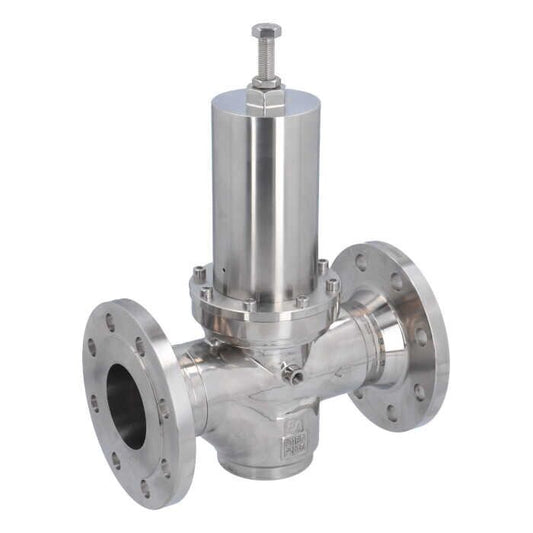 END Armaturen DK340212010/A, Kolbendruckmin., DN100, Edel./EPDM, FL, Tmax.:180° Eingangsdruck: max.16bar, Ausgangsdruck:0.5-1.5bar