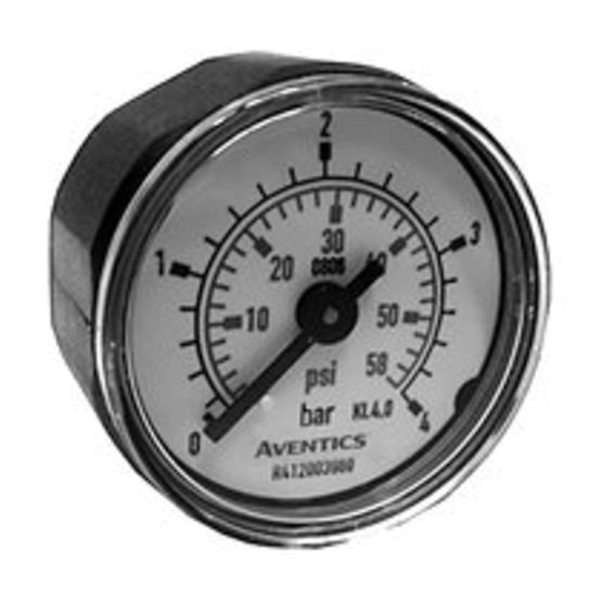 Aventics R412004883, Manometer, (0-10) BAR PSI HF03