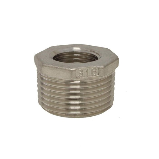 END Armaturen FG185352, Reduzierstück 1/2"NPT - 3/8"NPT Edelstahl 1.4408