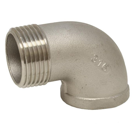 END Armaturen FG2322, Winkel 90° 3/8" (DIN2999) innen/außen Edelstahl 1.4408
