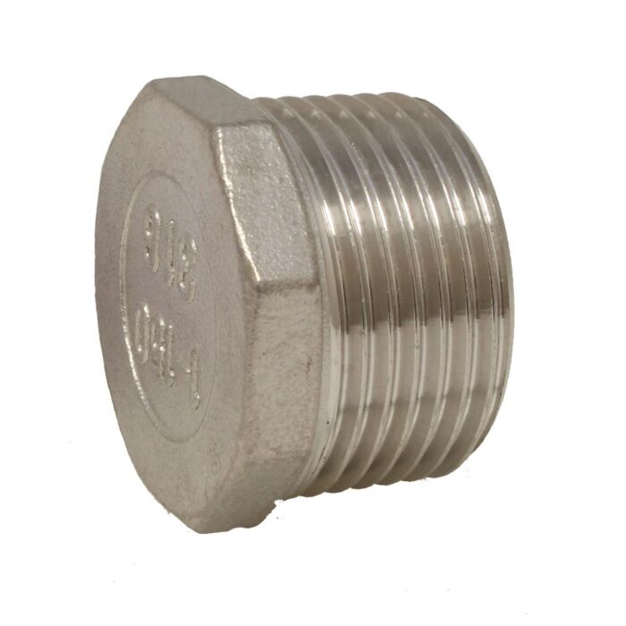 END Armaturen FG3220, Stopfen (Sechskant) 1/8" (DIN2999) Edelstahl 1.4408