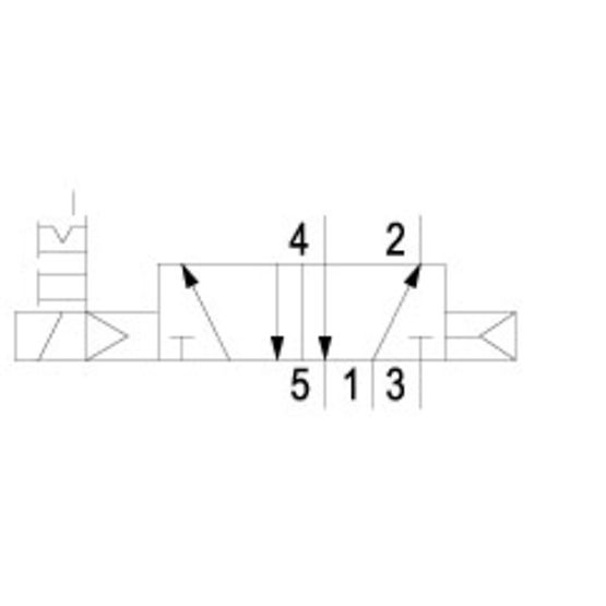 Aventics R432030378, 5/2-Wegeventil, Serie CERAM, Größe 4