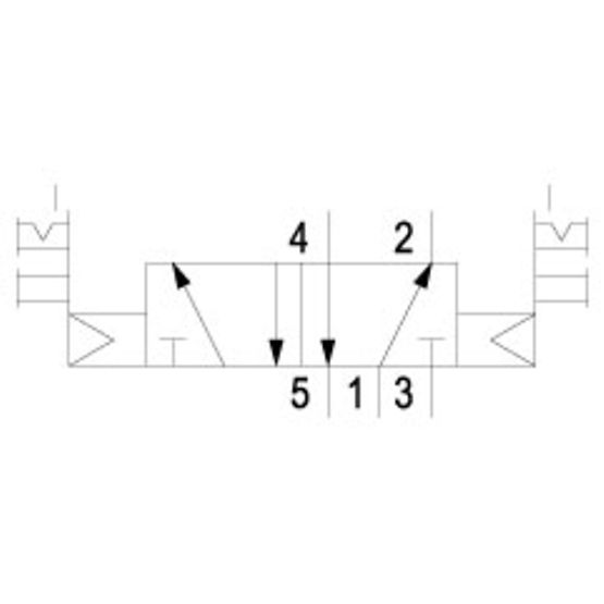 Aventics R432002479, 5/2-Wegeventil, Serie CERAM, Größe 1