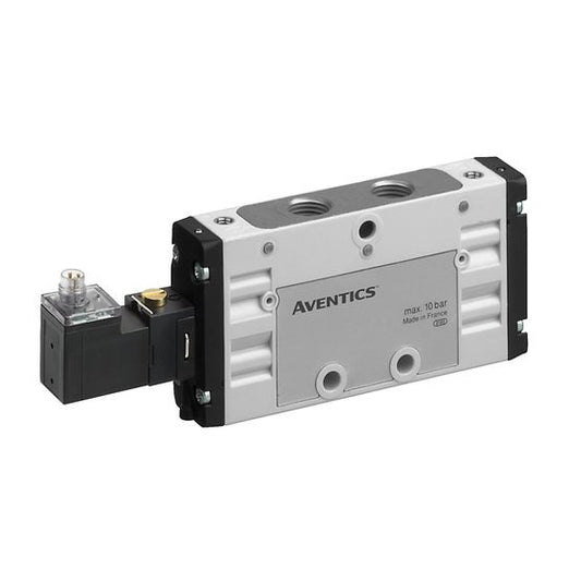 Aventics R422100989, 5/2-Wegeventil, TC15-5/2XX-SR-024DC-E-M8X1_3P-