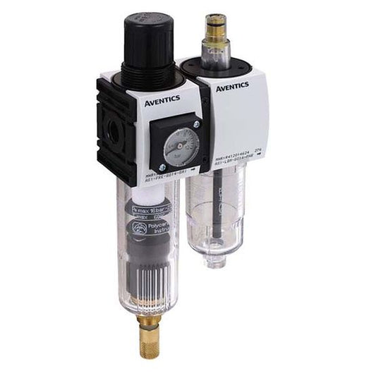 Aventics R412014673, Wartungseinheit, 2-teilig, Serie AS1-ACD