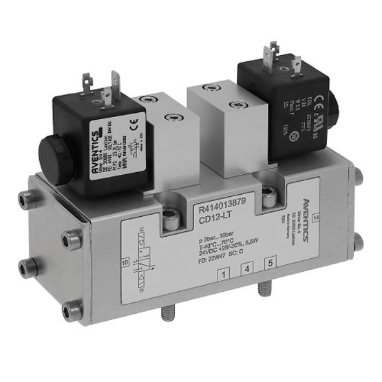 Aventics CD12-LT-3/2-NC-DO-110VDC-WMO-E-FLG-RAIL, 3/2-Wegeventil, Serie CD12-LT, P\n: R414013898