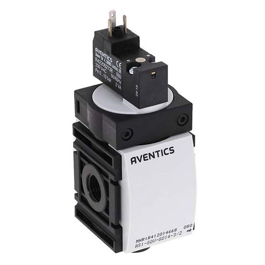 Aventics R412014668, 3/2-Wegeventil, elektrisch betätigt, Serie AS1-SOV