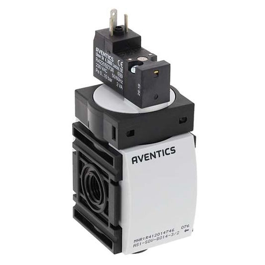 Aventics R412014746, 3/2-Wegeventil, elektrisch betätigt, Serie AS1-SOV
