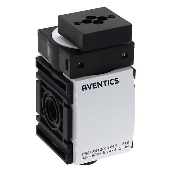 Aventics R412014748, 3/2-Wegeventil, elektrisch betätigt, Serie AS1-SOV