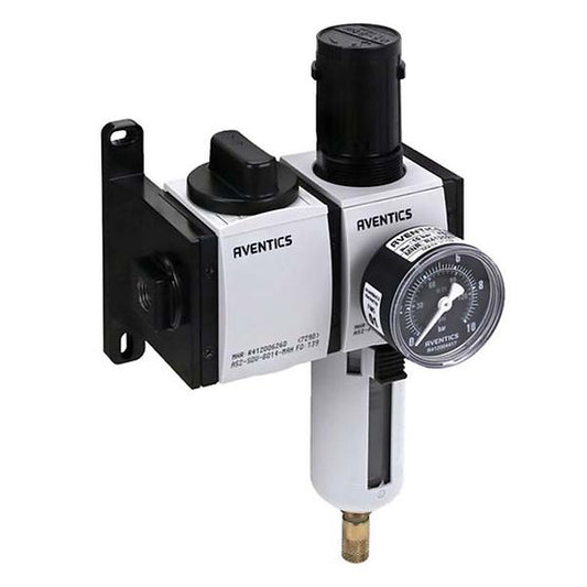 Aventics R412027669, Wartungseinheit, 2-teilig, Serie AS2-ACC