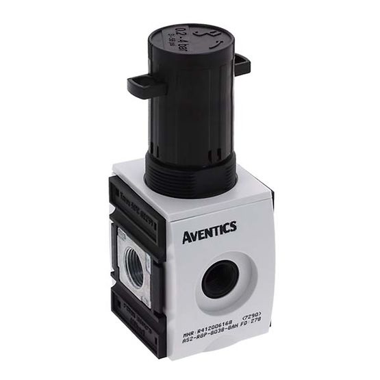 Aventics R412006168, Präzisions-Druckregelventil, Serie AS2-RGP-...-DS