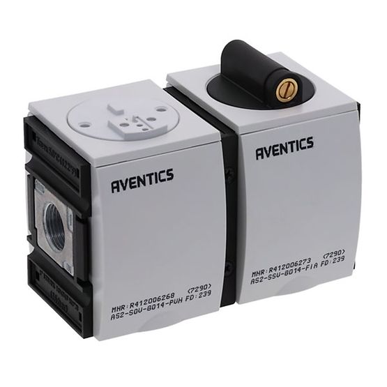 Aventics R412006277, Befülleinheit, elektrisch betätigt, Serie AS2-SSU