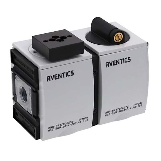 Aventics R412006286, Befülleinheit, elektrisch betätigt, Serie AS2-SSU