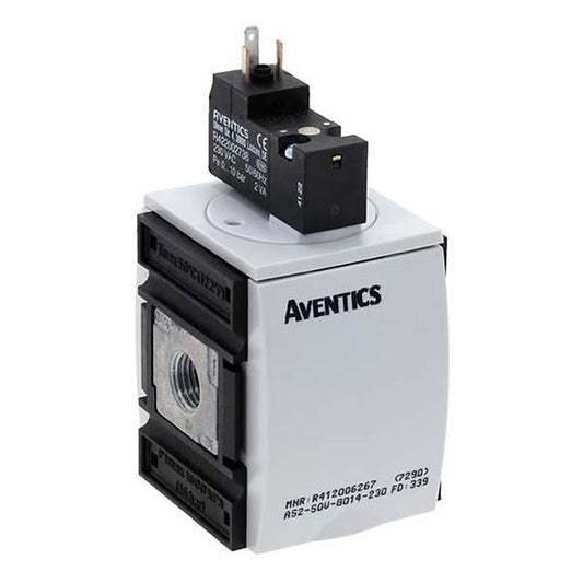 Aventics R412006267, 3/2-Wegeventil, elektrisch betätigt, Serie AS2-SOV