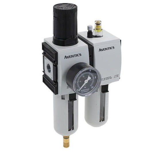 Aventics R412007299, Wartungseinheit, 2-teilig, AS3-ACD-G038-GAU-080-PBP-AO-05