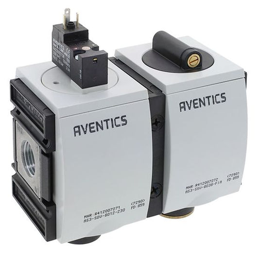 Aventics R412007280, Befülleinheit, elektrisch betätigt, AS3-SSU-G038-230